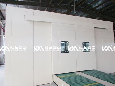 电动双开门结构静音房